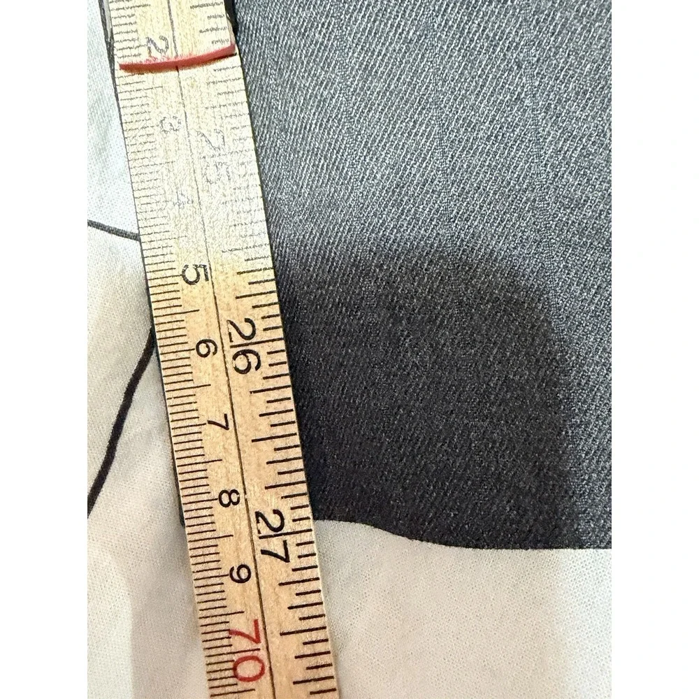 Banana Republic Dress Pants Mens Sz 36X30 Gray Tailored Fit  Tapered Pinstriped